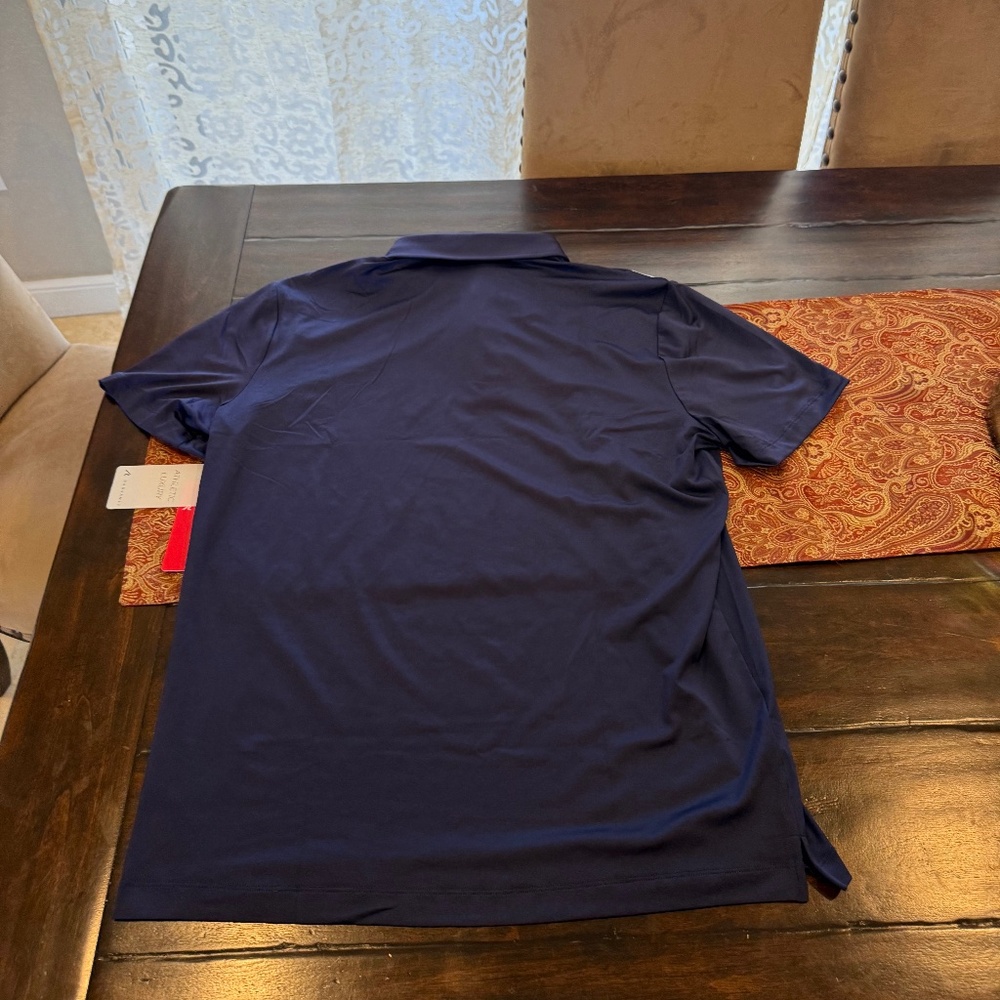 Redvanly Men’s Large Midnight Navy Westin Performance Polo MSRP $110 - Picture 4 of 6